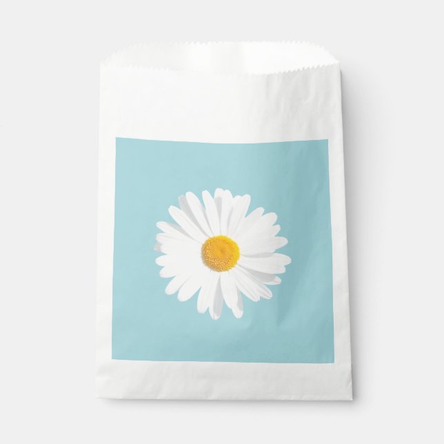 white daisy favour bag (Front)