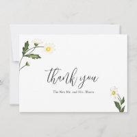White Daisy Floral Rustic Wedding