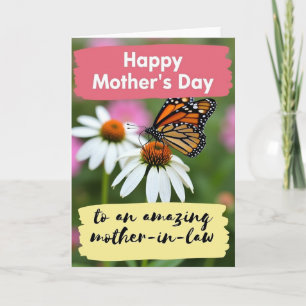 White Daisy Mothers Day Love Card