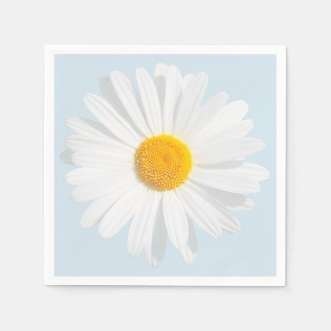 white daisy napkin (Front)