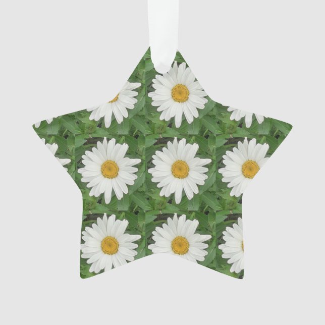 White Daisy Ornament (Front)