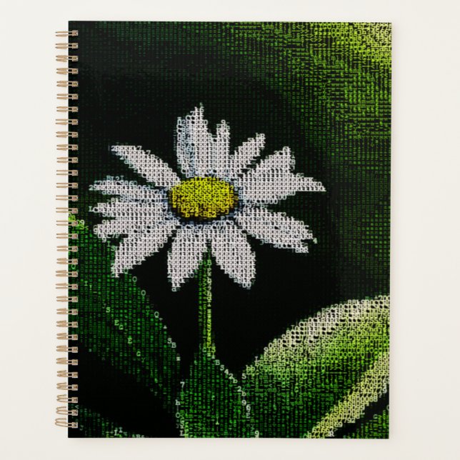 WHITE DAISY PLANNER (Front)
