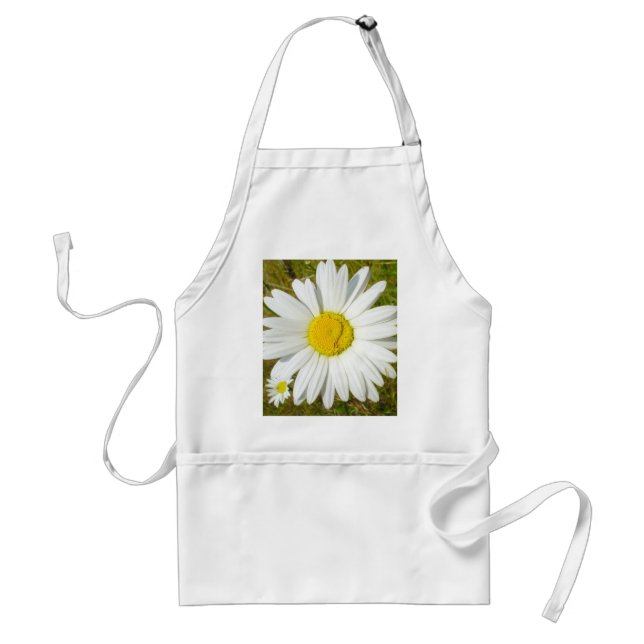White Daisy Standard Apron (Front)