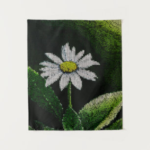 WHITE DAISY TAPESTRY