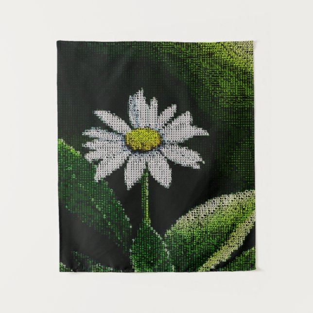 WHITE DAISY TAPESTRY (Front)