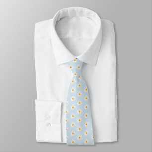 white daisy tie