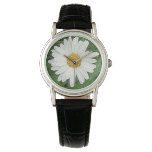 White Daisy Watch
