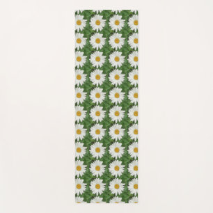 White Daisy Yoga Mat