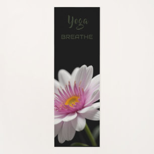 White Dalia - Yoga Mat