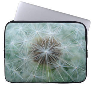 White Dandelion Laptop Sleeve