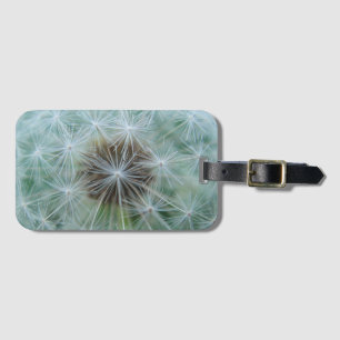White Dandelion Luggage Tag