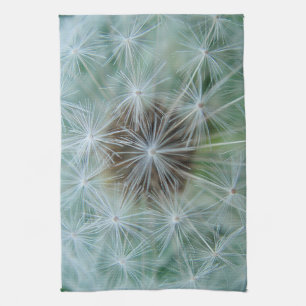 White Dandelion Tea Towel