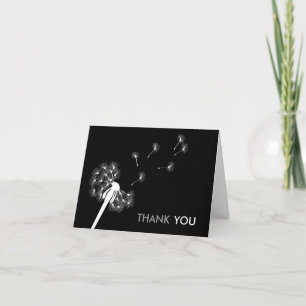 White Dandelion Thank You Cards
