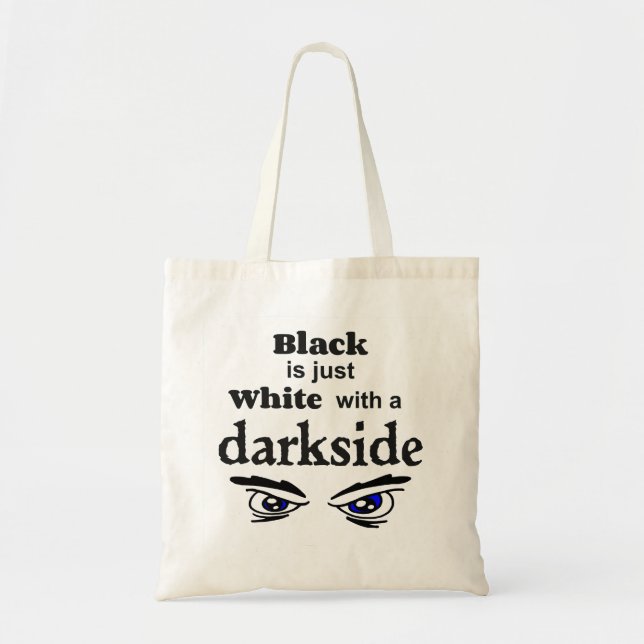 White darkside bf tote bag (Front)