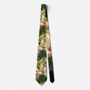 White Daylilies Tie