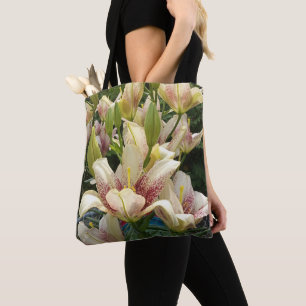 White Daylilies  Tote Bag