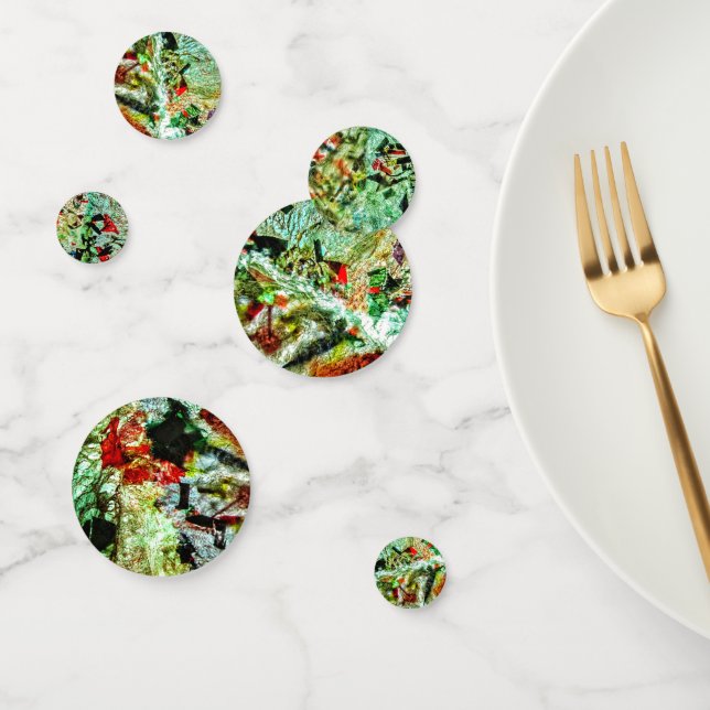 White dazzling abstract Table Confetti,Relaxed  Confetti (Group)