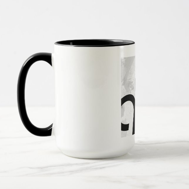 White Decade Birthdday Mug (Left)