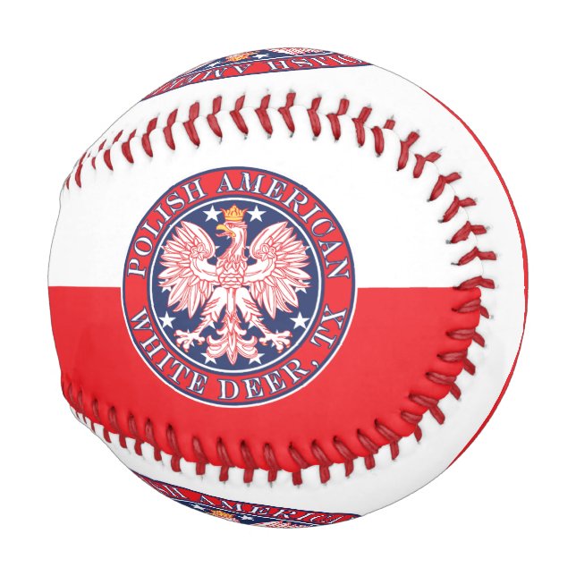 White Deer Texas Polish American Eagle Baseball (Front Right)
