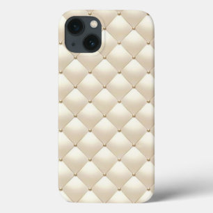 White diamond stitch print Case-Mate iPhone Case