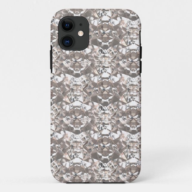 White Diamonds Case-Mate iPhone Case (Back)