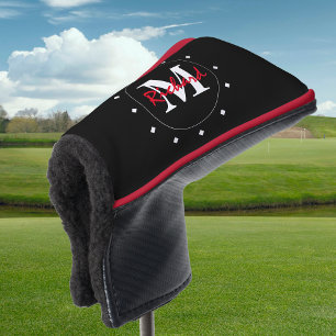 White Diamonds Monogram Golf Head Cover