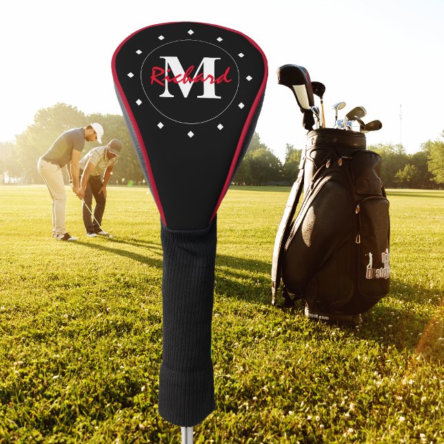 White Diamonds Monogram Golf Head Cover (Creator Uploaded)