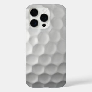 White Dimpled Golf Ball Texture iPhone 16 Pro Case