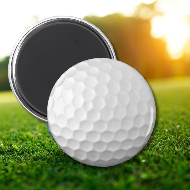 White Dimpled Golf Ball Texture Magnet (Creator Uploaded)