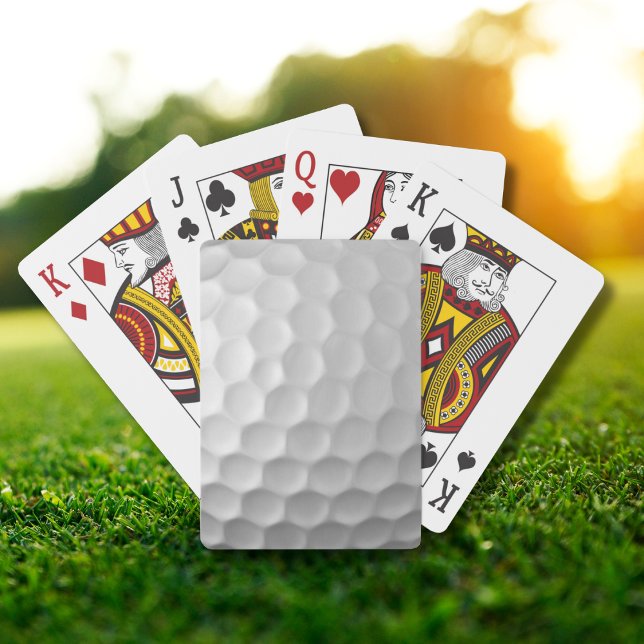 White Dimpled Golf Ball Texture Playing Cards (Creator Uploaded)
