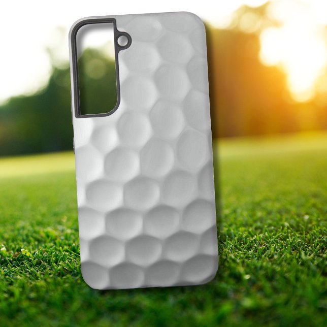 White Dimpled Golf Ball Texture Samsung Galaxy S22 Case (Creator Uploaded)