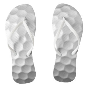 White Dimpled Golf Ball Texture Thongs
