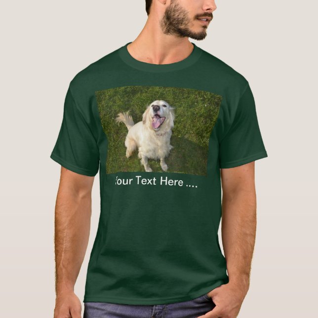 White Dog T-Shirt (Front)