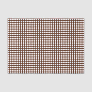 White Dots on Brown Tissue Paper