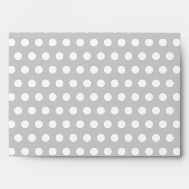 White Dots on Light Grey Envelope (Front)
