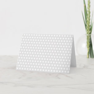 White Dots on Pale Grey Card