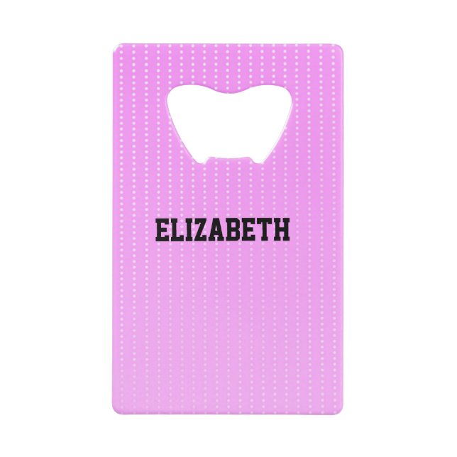 White dots pink pattern (Front)