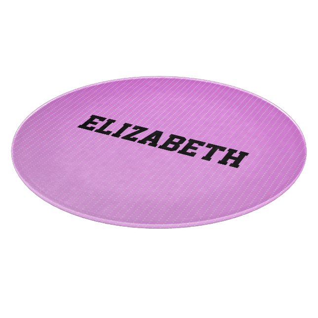 White dots pink pattern cutting board (Corner)