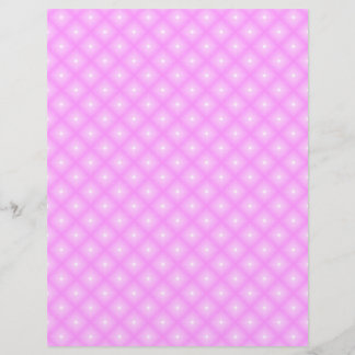 White Dots & Pink Plaid Scrapbook Paper Pages