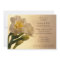White Double Daffodil Anniversary Party Invitation