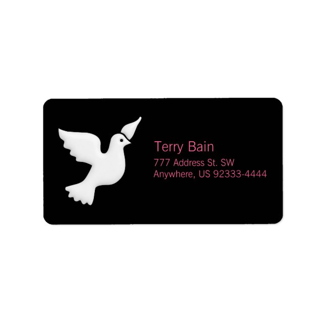 White Dove Belight Label (Front)