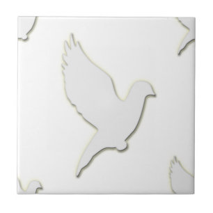 White Dove Ceramic Tile