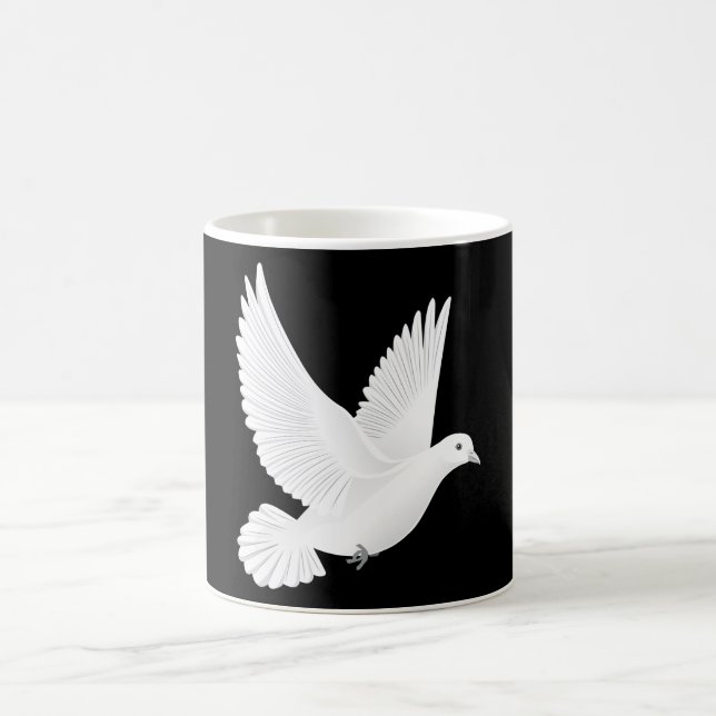 White dove coffee mug (Center)
