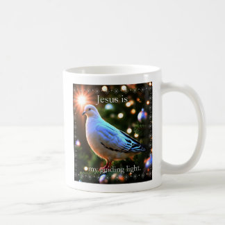 White Dove & Jesus Is My Guiding Light Coffee Mug