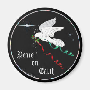 White Dove Magnet