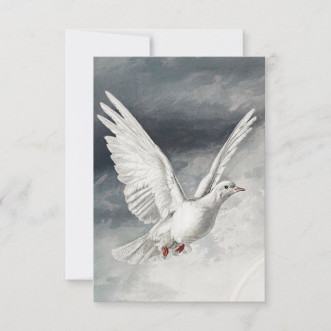 White Dove on Easter Card (Front)