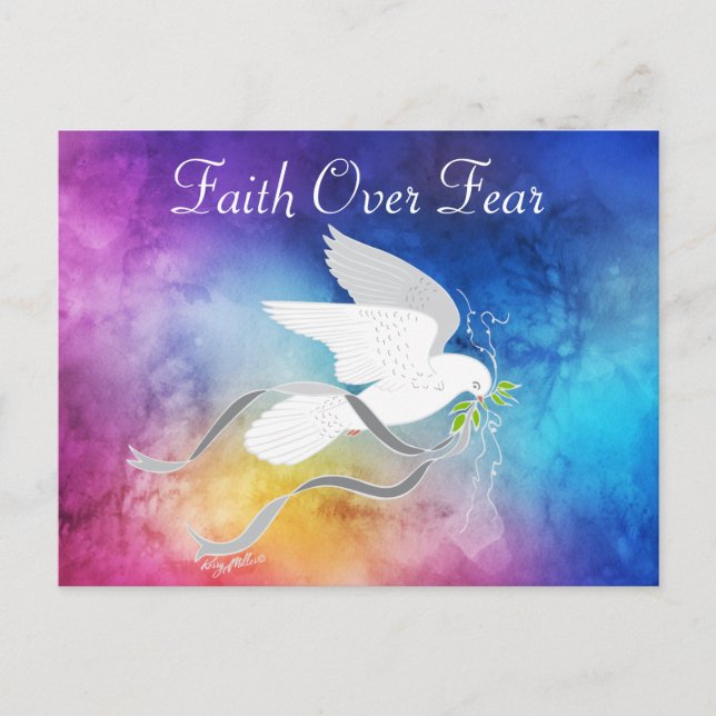 White Dove Postcard (Front)