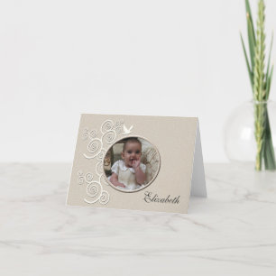 White Dove Religious Photo Notecard