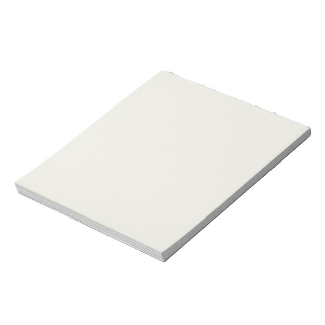 White Dove Solid Colour Notepad (Rotated)