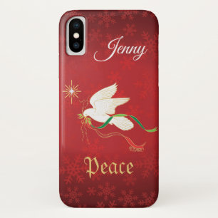 White Dove Spreading Peace iPhone X Case